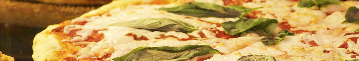 Eating Italian Pizza at Eddie’s Pizza & Pasta restaurant in Ridgefield, CT.